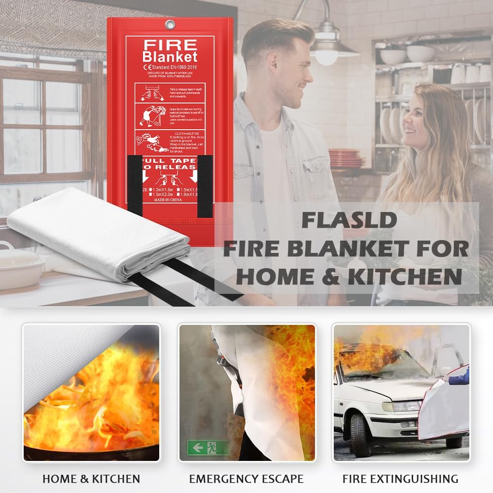 Fire Blanket Kitchen - Manta Ignífuga de Emergencia TANAN 2026,