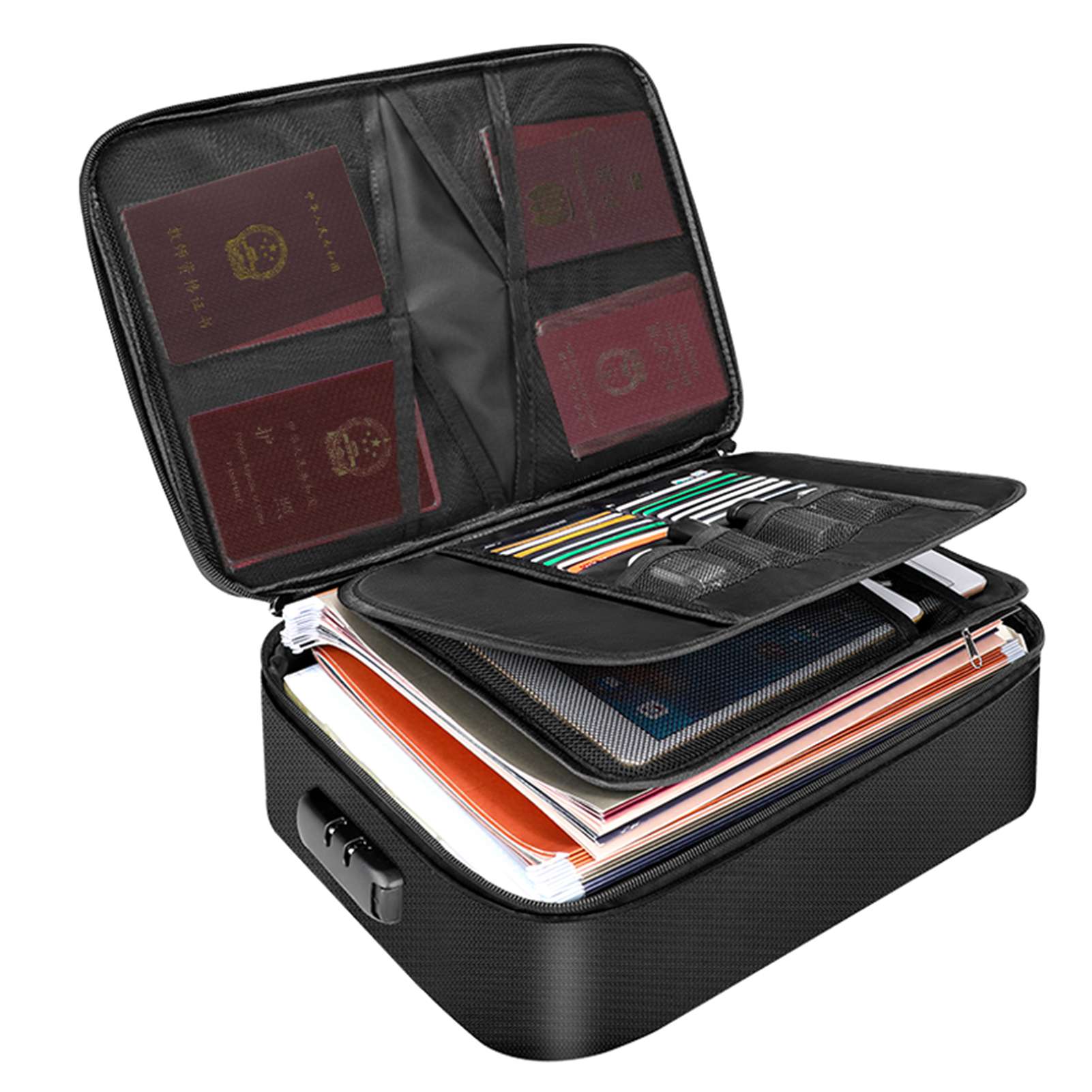 Fire Safe Document - Bolsa Ignífuga para Documentos con Cierre