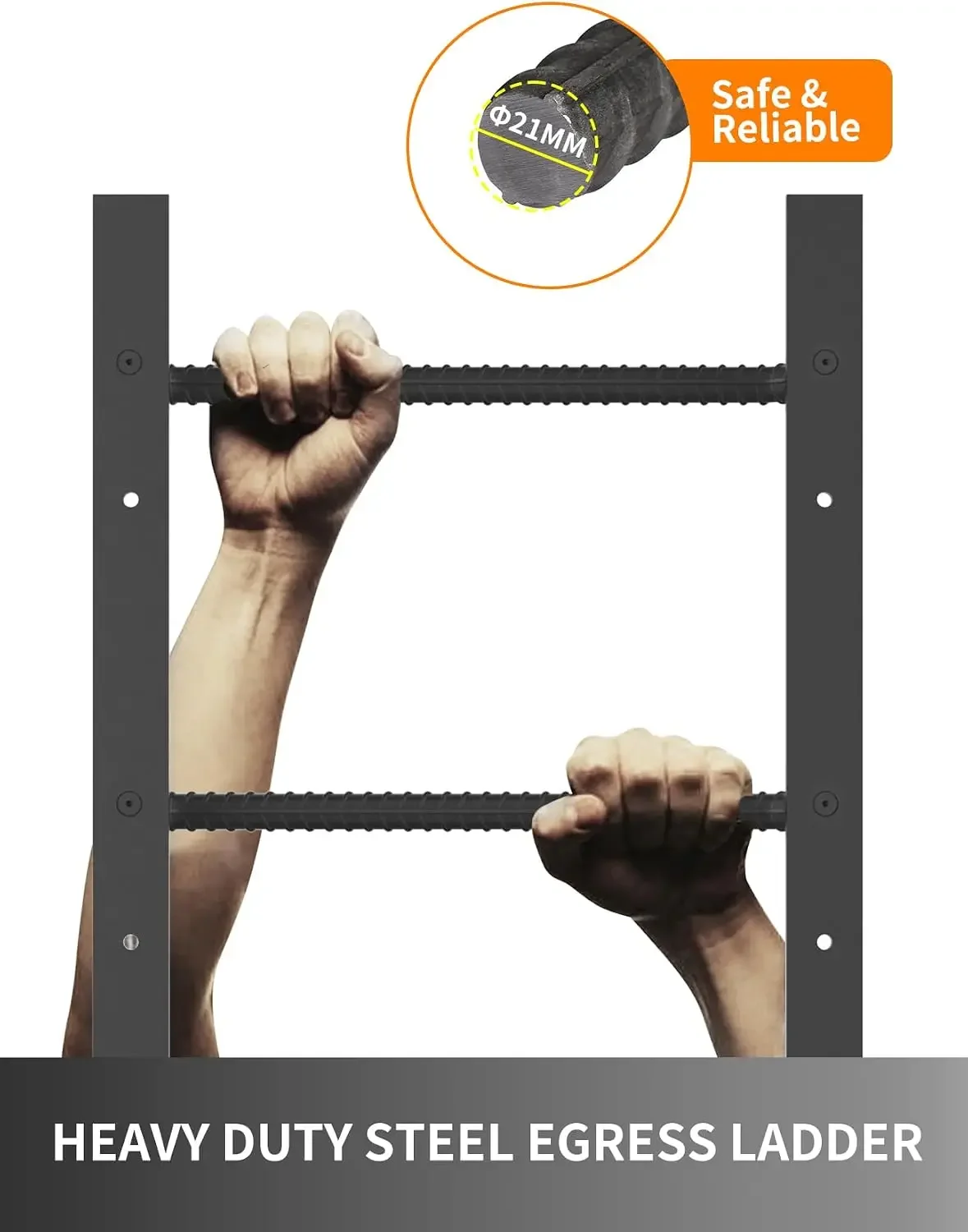 Escalera de 5 peldaños para po - Fire Escape Ladder reseña y precio