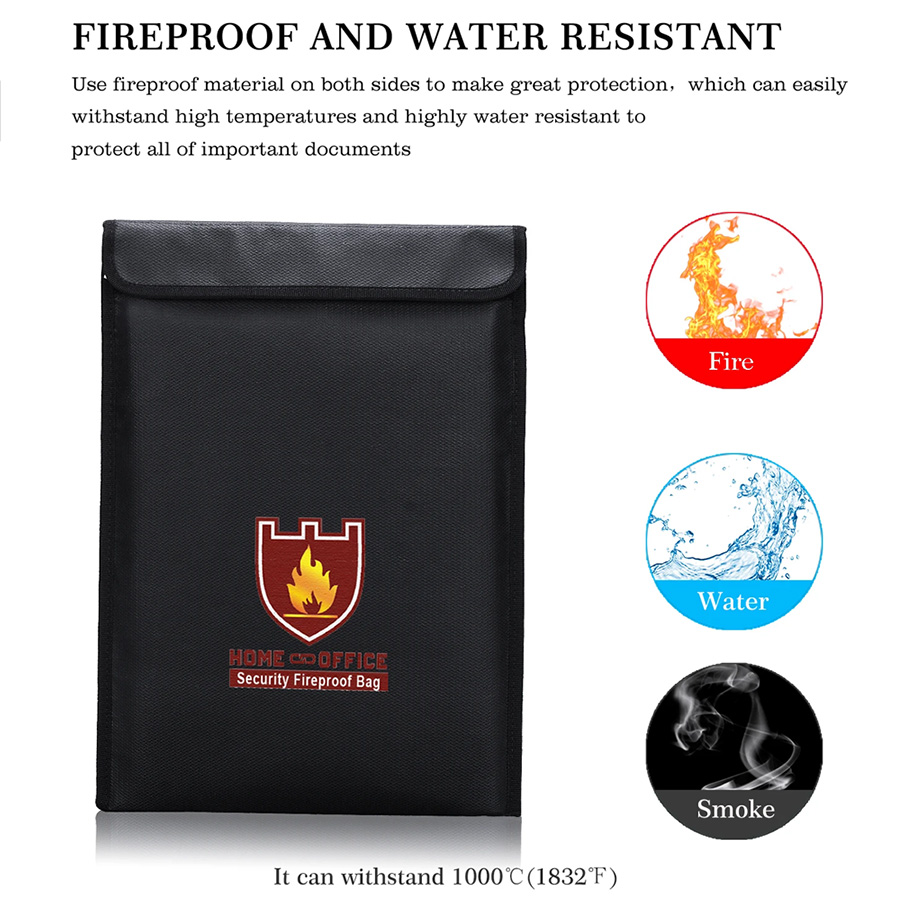 Bolsa para documentos ignífuga - Fire Safe Document reseña y precio