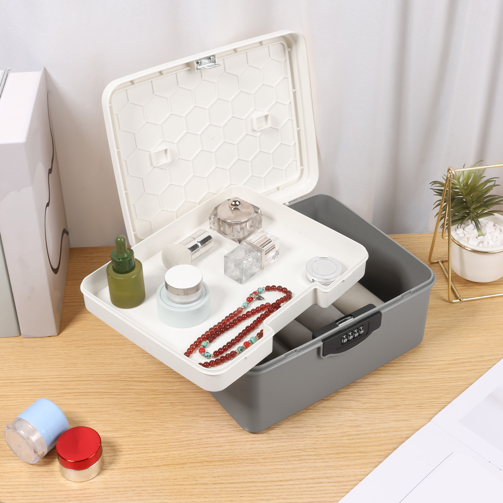 Caja de seguridad con bloqueo  - Medicine Cabinet Lock reseña y precio