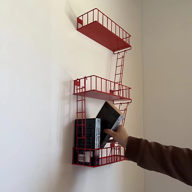 Estante de pared Fire Escape,  - Fire Escape Ladder reseña y precio