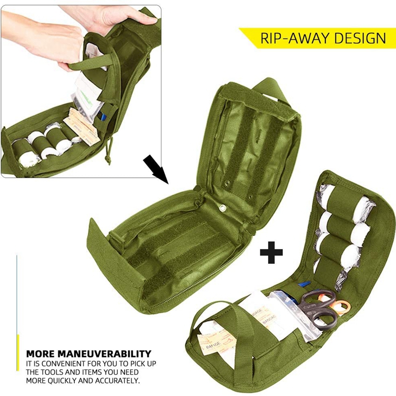 Kit de primeros auxilios tácti - First Aid Bag Kit reseña y precio